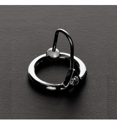 ANILLO ACERO CON CIRCONITA Y PLUG DE URETRA