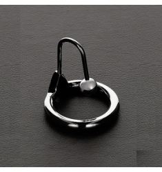 ANILLO ACERO CON CIRCONITA Y PLUG DE URETRA