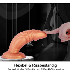 DILDO FANTASIA DRAGON DORADO
