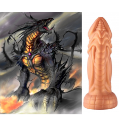 DILDO FANTASIA DRAGON DORADO
