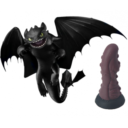 DILDO Fantasía Mitológico Furia Nocturna 