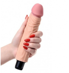 PENE REALÍSTICO VIBRADOR DE TACTO REAL 20 CM