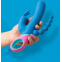 VIBRADOR ROTADOR TRIPLE ESTIMULACIÓN RECARGABLE