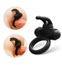 ANILLO VIBRADOR ESTIMULADOR  CONEJITO RAMPANTE