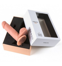 VIBRADOR REALÍSTICO 19CM  CONTROL REMOTO RECARGABLE USB