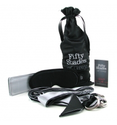 KIT SENSUAL ESPOSAS,ANTIFAZ Y FUSTA50 sombras de GreY