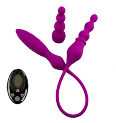 NUEVO VIBRADOR CONECTADOS EN PAREJA CON MANDO  Y RECARGABLE