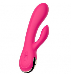 ALICE VIBRADOR CONEJITO FLEXIBLE CON FUNCION DE CALOR Y RECARGABLE