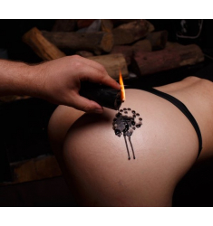 VELA DE BDSM NEGRA CON BAJO PUNTO DE FUSIÓN