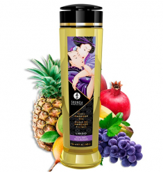 SHUNGA ACEITE MASAJE LÍBIDO AROMA FRUTAS EXÓTICAS 250 ML