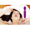 MASAJEADOR WAND DE SILICONA MEDICA,16 MODOS Y RECARGABLE