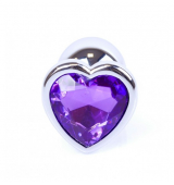 JOYA ANAL PLUG CORAZÓN DE CRISTAL