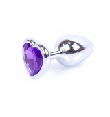 JOYA ANAL PLUG CORAZÓN DE CRISTAL