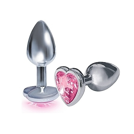 JOYA ANAL PLUG CORAZÓN DE CRISTAL