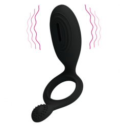 Anillo vibrador doble estimulador de clitoris y anal