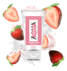 LUBRICANTE DE FRESAS CON NATA