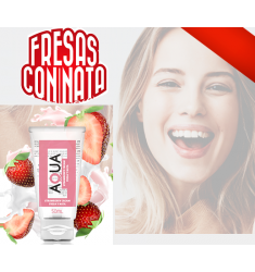 LUBRICANTE DE FRESAS CON NATA