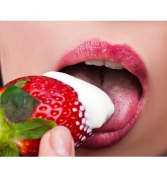 LUBRICANTE DE FRESAS CON NATA