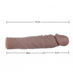 FUNDA EXTENSION DE PENE TACTO REAL +4CM