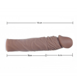 FUNDA EXTENSION DE PENE TACTO REAL +4CM