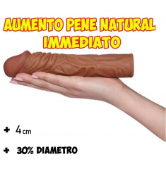 FUNDA EXTENSION DE PENE TACTO REAL +4CM