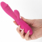 VIBRADOR SEMIREALISTICO DOBLE ESTIMULACION RECARGABLE