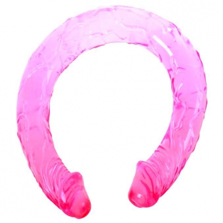 DILDO DOBLE CABEZA GEMELA FLEXIBLE DE 44,5 cm