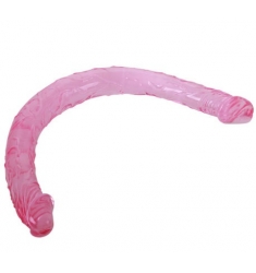 DILDO DOBLE CABEZA GEMELA FLEXIBLE DE 44,5 cm