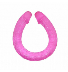 DILDO DOBLE CABEZA GEMELA FLEXIBLE DE 44,5 cm