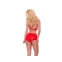 TOP Y SHORT ROJOS DE LATES DE ALTA CALIDAD