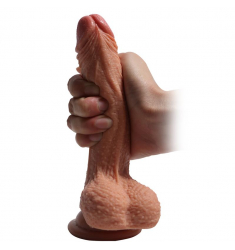 Pene Ultrarealista DOBLE DENSIDAD Nero 19CM