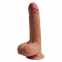 Pene Ultrarealista DUAL DENSITY Nero 19CM