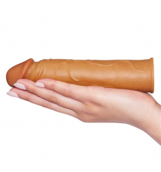 FUNDA PARA EL PENE DE TACTO REAL +3CM