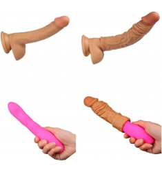 FUNDA PARA EL PENE DE TACTO REAL +3CM