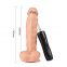  Pene realístico vibrador con ventosa natural 19.5cm