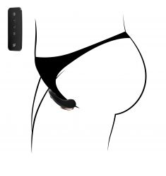 VIBRADOR PARA BRAGUTAS O TANGA CON CONTROL REMOTO y APP