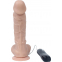  Pene realístico vibrador con ventosa natural 19.5cm