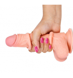  DILDO REALISTA  RETRÁCTIL TACTO PÌEL