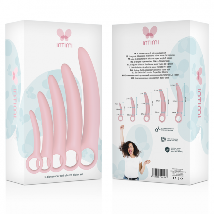 SET 5 DILATADORES VAGINALES TRATAMIENTO DE LA VAGINITIS ATRÓFICA  O ATROFIA VAGINAL