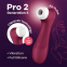 SATISFYER PRO 2 GEN 3 LIQUID AIR TECHNOLOGY SUCCIÓN Y VIBRACIÓN WINE