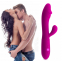 VIBRADOR SEMIREALISTICO DOBLE ESTIMULACION RECARGABLE