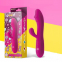 VIBRADOR SEMIREALISTICO DOBLE ESTIMULACION RECARGABLE