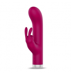 BURDEOS ELEGANTE VIBRADOR CONEJO DE PUNTO G Y CLITORIS RECARGABLE