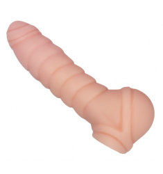 PENE MULTIFUNCIONAL DE 21.8 CM FUNDA PARA EL PENE,ESTIMULADOR Y MASTURBADOR