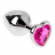 JOYA ANAL PLUG CORAZÓN DE CRISTAL 3,4CM DE DIAMETRO