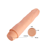 VIBRADOR REALISTICO COLOR NATURAL DE 21.5 CM