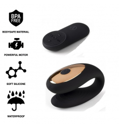  VIBRADOR PARA PAREJAS CON CONTROL REMOTO,RECARGABLE POR USB