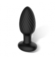 PLUG ANAL VIBRACIÓN Y MOVIMIENTO ROTADOR 360º CON CONTROL REMOTO