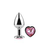 JOYA ANAL PLUG CORAZÓN DE CRISTAL