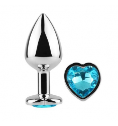 JOYA ANAL PLUG CORAZÓN DE CRISTAL